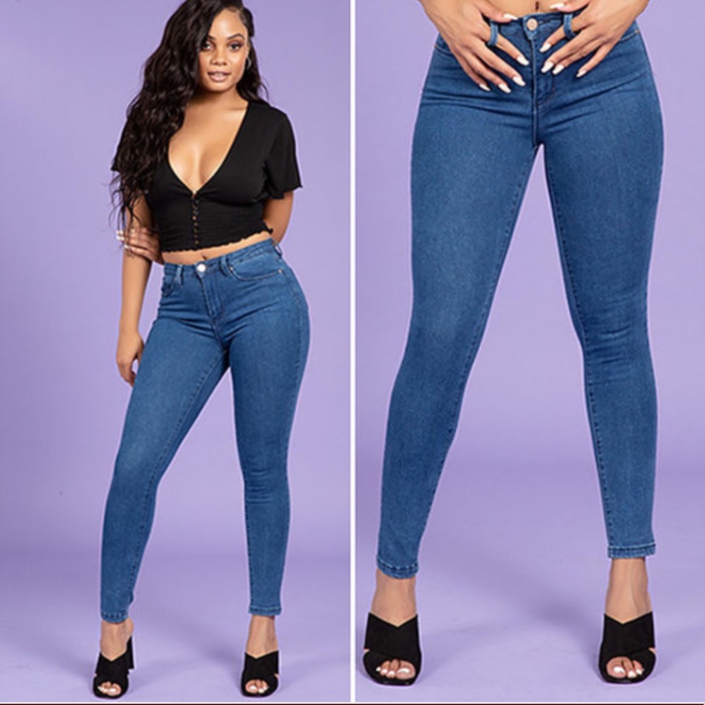 JR HIDEYOURMUFFINTOP HIGH-RISE SKINNY JEAN - MED